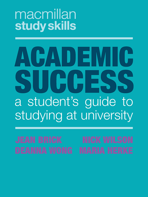 Title details for Academic Success by Jean Brick - Wait list